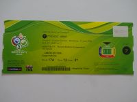 WM 2006 original Ticket, Spiel 7 Mexico - Iran, TOP Hessen - Darmstadt Vorschau