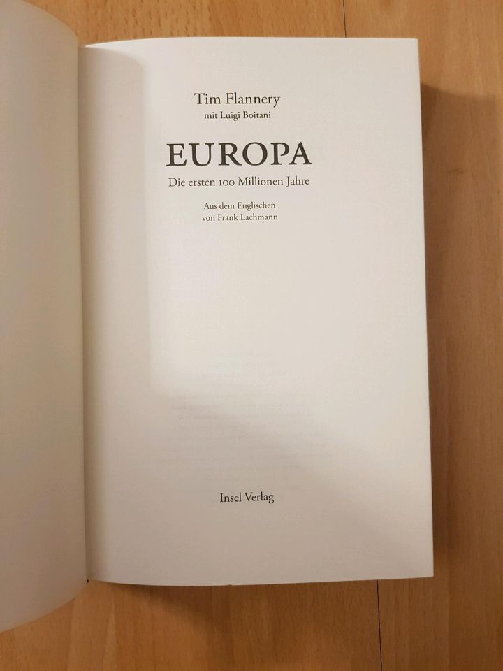 Tim Flannery Europa Die ersten 100 Millionen Jahre Buch Bücher in Frankfurt am Main