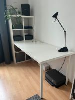 IKEA Schreibtisch mit Expedit/Kallax in weiß Köln - Ehrenfeld Vorschau