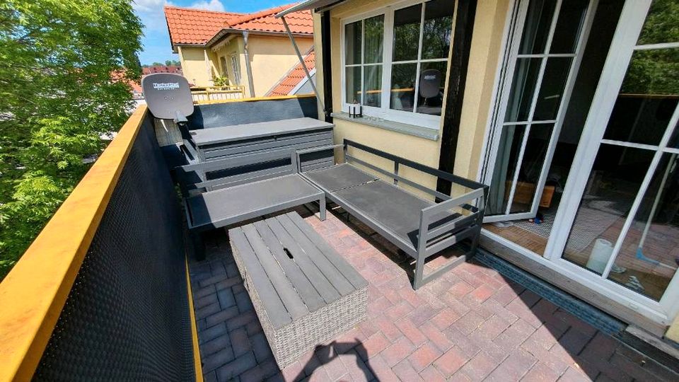 Balkonmöbel Sitzgarnitur Hartman Outdoor Alu Lounge Malaga Sitzec in Pirna