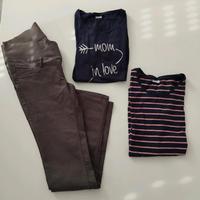 ❤️ H&M Umstandshose Gr. 40 plus 2 Umstandstshirts ❤️ Baden-Württemberg - Nordheim Vorschau