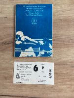Programmheft und Eintrittskarte vom Boxturnier 1976 in Halle Sachsen - Gröditz Vorschau