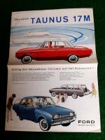 Ford Taunus 17m P3 schöner alter originaler Prospekt Broschüre Nordrhein-Westfalen - Korschenbroich Vorschau