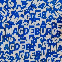 100x Magdeburg Sticker | Aufkleber Blau-Weiß| Fanartikel Fußball Rheinland-Pfalz - Armsheim Vorschau