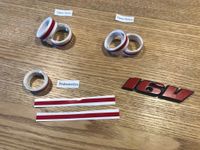 VW GOLF 2 3 II III GTI 16V Emblem Heckklappe Zierstreifen Bayern - Lindau Vorschau