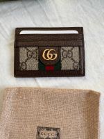 GUCCI GG Cardholer, Kartenetui, Leder, Webstoff grün / rot, NEU Hamburg - Harburg Vorschau