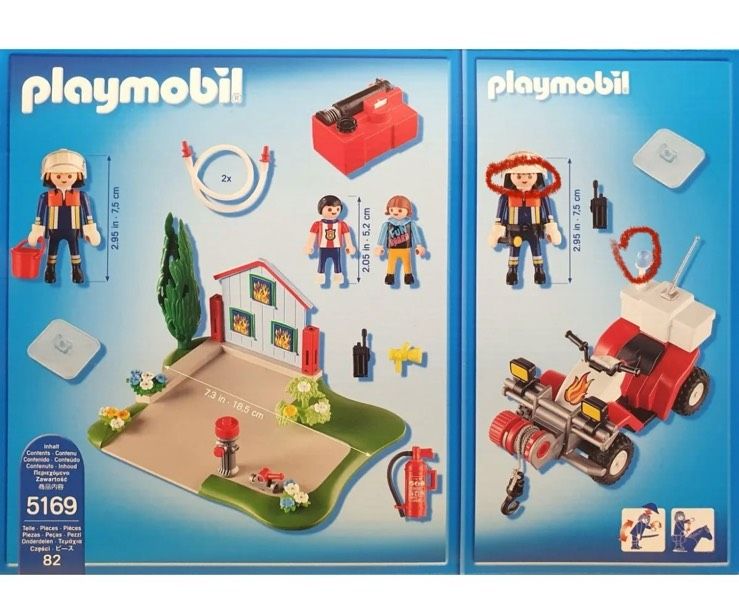 Playmobil Feuerwehr 5169, 5361, 5362, 5363, 5364, 5398, 5495, 923 in Wuppertal