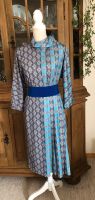 Vintage Kleid Paisley 60s 60er 70s 70er Gemustert Türkis Ornament Nordrhein-Westfalen - Hilden Vorschau