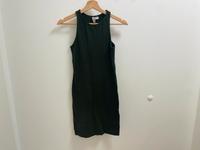 Dunkelgrünes Kleid H&M Basics München - Sendling-Westpark Vorschau