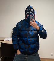 Bape A Bathing Ape Blue Camo Puffer Jacket Men L Bayern - Unterhaching Vorschau