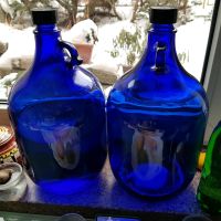 ‼️❤ Glasballon Flasche blau 5l für reines Quellwasser lichtfest‼️ Sachsen - Pulsnitz Vorschau