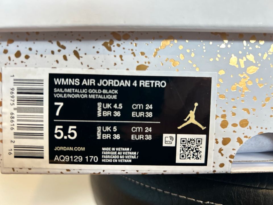 Jordan 4 Metallic Gold in Dillingen (Donau)