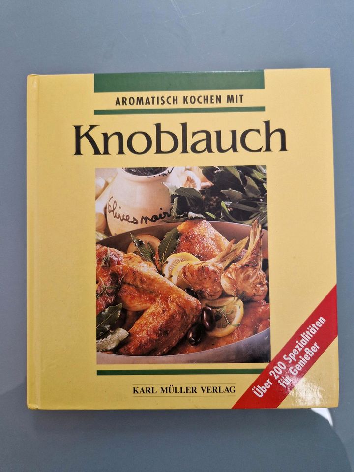 Buch,  Kochbuch,  Knoblauch in Fehrbellin