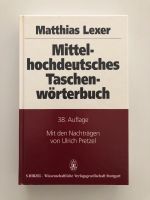 Lexer Mittelhochdeutsches Lexikon Sprache Geschichte Mittelalter Düsseldorf - Pempelfort Vorschau