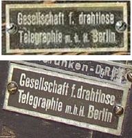 SUCHE Telefunken Schild " Gesellschaft f. drahtlose Telegraphie " Nordrhein-Westfalen - Herscheid Vorschau