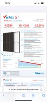 Photovoltaik Module Trina Vertex S+ TSM-455 NEG9RC.28 Bayern - Weißdorf Vorschau