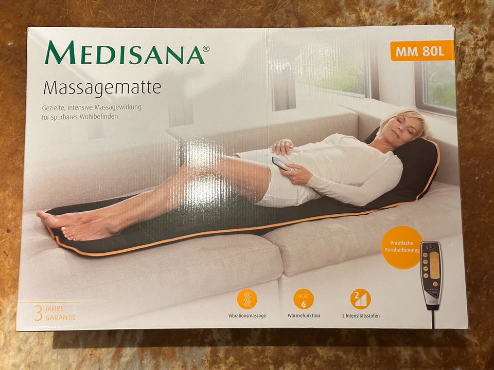 Medisana Massageliege Massagematte Vibration Wärmeliege in Solingen