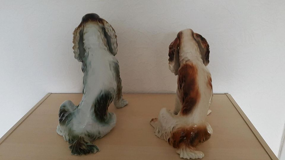 Porzellan Figur" Hunde Cluj Napoca " in Sulz