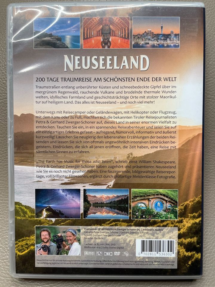 Neuwertig, DVD, Neuseeland, 200 Tage am schönsten Ende der Welt in Rangendingen