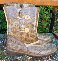 Waldläufer damen Lammfellstiefel gr.43 braun neu West - Höchst Vorschau