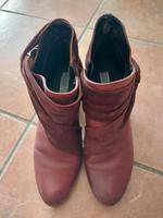 Boots ankle boots weinrot Leder Schuhe 40 Berlin - Tempelhof Vorschau