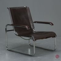 Thonet S35 L Lounge Leder Sessel Braun Bauhaus Vintage 1980er Bayern - Würzburg Vorschau