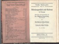 Dr. Gustav Legerlotz: Nibelungenlied und Gudrun  im Auszuge  1916 Nordrhein-Westfalen - Blomberg Vorschau