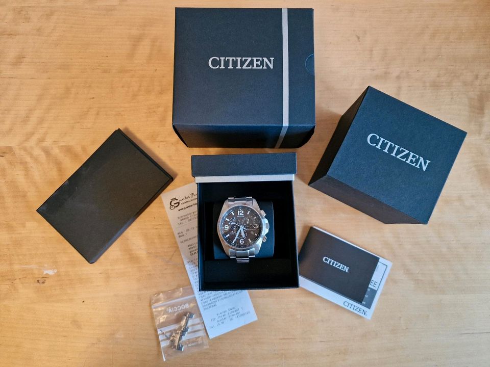 Citizen Funkuhr CB5920-86E Promaster Land Eco Drive Alarm Chrono in Werda