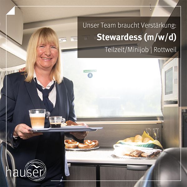 #Stewardess (m/w/d) #450€ #Teilzeit in Villingendorf