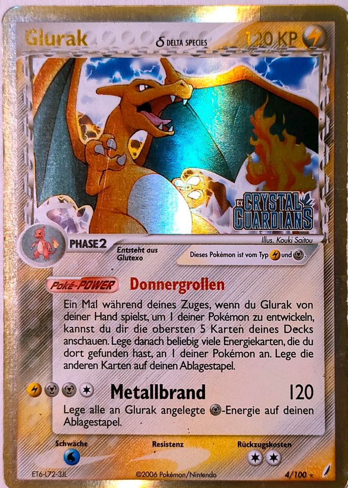 Pokemon Glurak Crystal Guardians in Würzburg