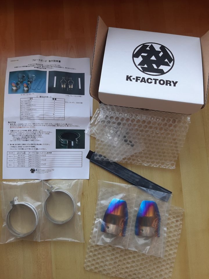 K-Factory Titan Gabelprotektoren(Kawa ZRX,Yamaha XJR,Honda CB,..) in Kirkel