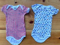 2 Petit Bateau Bodys / kurzarm / 3M/60cm Friedrichshain-Kreuzberg - Friedrichshain Vorschau