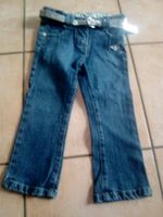 Mädchen Jeans, mit Glitzergürtel und Stickerei, Gr. 92, Neu Bayern - Scheinfeld Vorschau