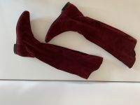 Unützer Stiefel Overknee-Stiefel Wildleder Gr.38,5 rot w Neu München - Pasing-Obermenzing Vorschau