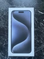 iPhone 15 Pro Max 256gb Titan Blau nagelneu mit Rechnung Hessen - Kelsterbach Vorschau