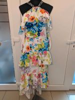 Tolles Sommerkleid Ibiza  Volants Blumen weiß bunt Nordrhein-Westfalen - Rheine Vorschau