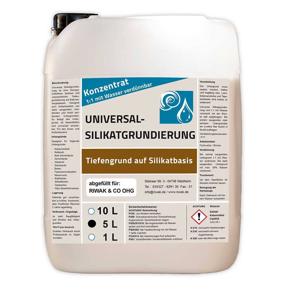 Uni-Grundierung (Konzentrat) auf Silikatbasis (273805) 5 Ltr. in Waldheim