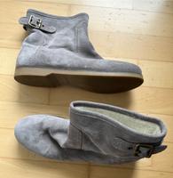 Gefütterte Winterstiefelette in beige/grau Hessen - Kassel Vorschau