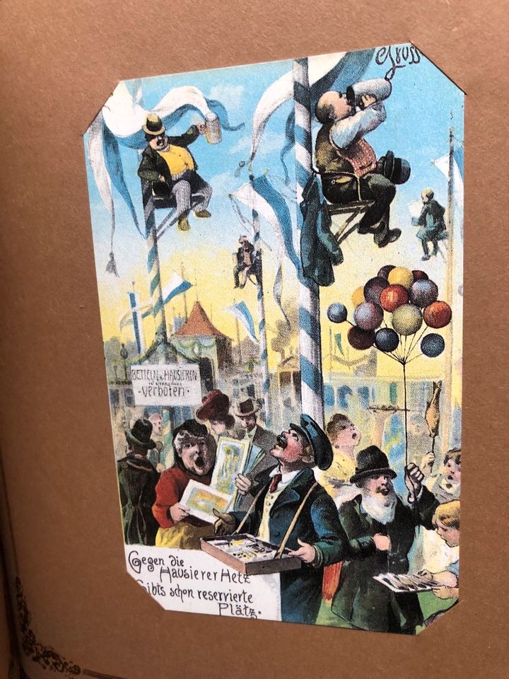 Historisches Postkartenbuch vom Oktoberfest in Fürstenfeldbruck