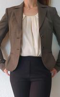 Blazer braun seidig elegant glänzend 34 Düsseldorf - Heerdt Vorschau