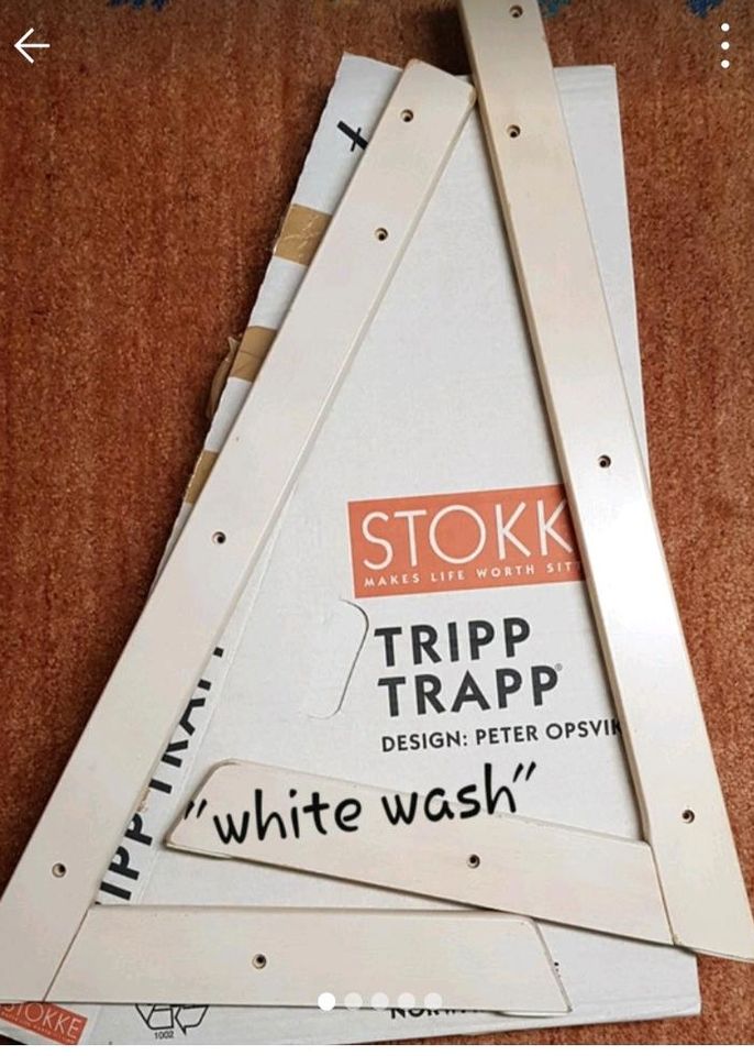 Seitenteile Tripp Trapp stokke White wash in Gessertshausen