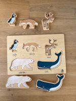 Sebra Puzzle Holzpuzzle Steckspiel Arctic Animals Wal Polarbär München - Trudering-Riem Vorschau