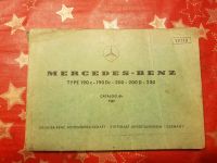 Mercedes Heckflosse W110 Ersatzteil Bildkatalog Rheinland-Pfalz - Saarburg Vorschau