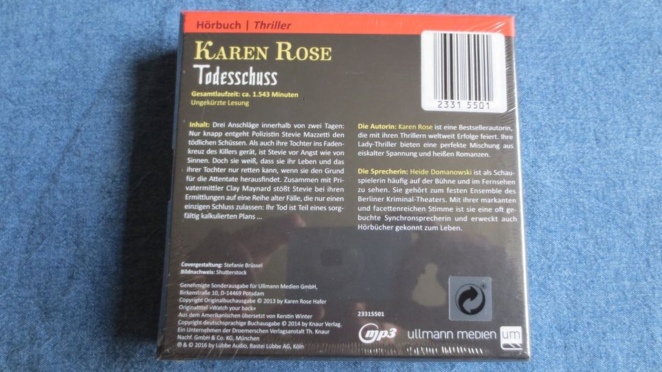 Hörbuch Todesschuss (Karen Rose) in München