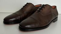 Santoni, Schuhe, Goodyear, Braun, Leder, UK 11, Neu, € 760,- Nordrhein-Westfalen - Ratingen Vorschau
