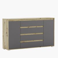 Kommode Eiche/Grau Schranck Anrichte Sideboard Nordrhein-Westfalen - Beelen Vorschau