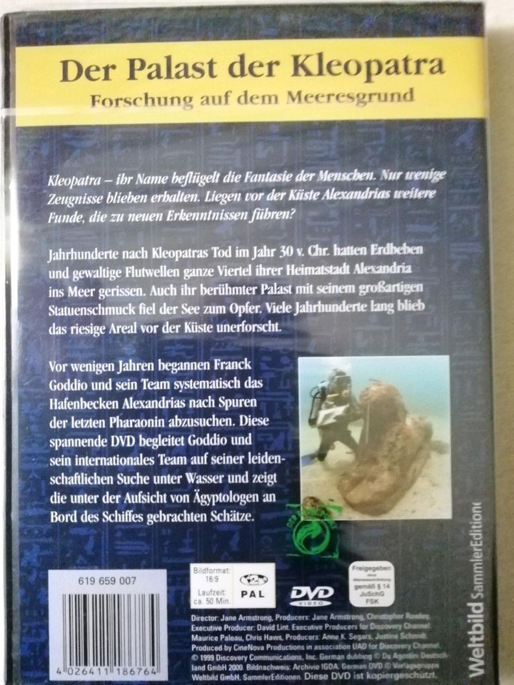 8 DVDs  Ägypten ,Original verpackt, alle 50 Euro, oder Stck. 7,50 in Zülpich