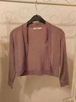 Bolero-Jäckchen in taupe glänzend Köln - Porz Vorschau