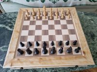 Schachspiel rustikal XXL,Handarbeit 61x61 cm,Intarsien-Arbeit Hessen - Eppstein Vorschau