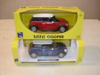 2 x Mini Cooper, NewRay Metall Modell 1:24 neuwertig unbespielt, Baden-Württemberg - Amstetten Vorschau